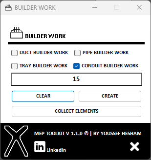 Builder Work Addin
